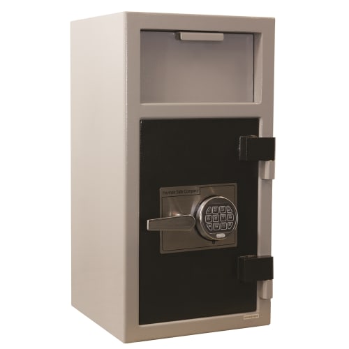 Safe and Vault Co Front Loading Depository Safe, Electronic Lock,  Security Features, Solid Steel